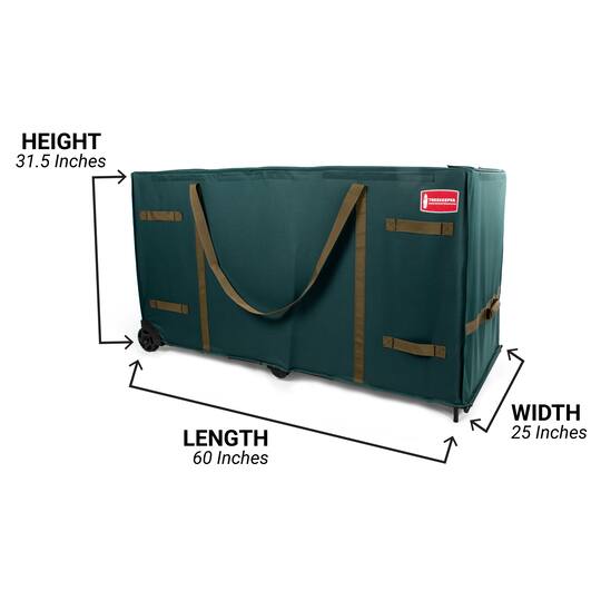 Treekeeper 9-15ft. Artificial Christmas Tree Storage Bag with Wheels